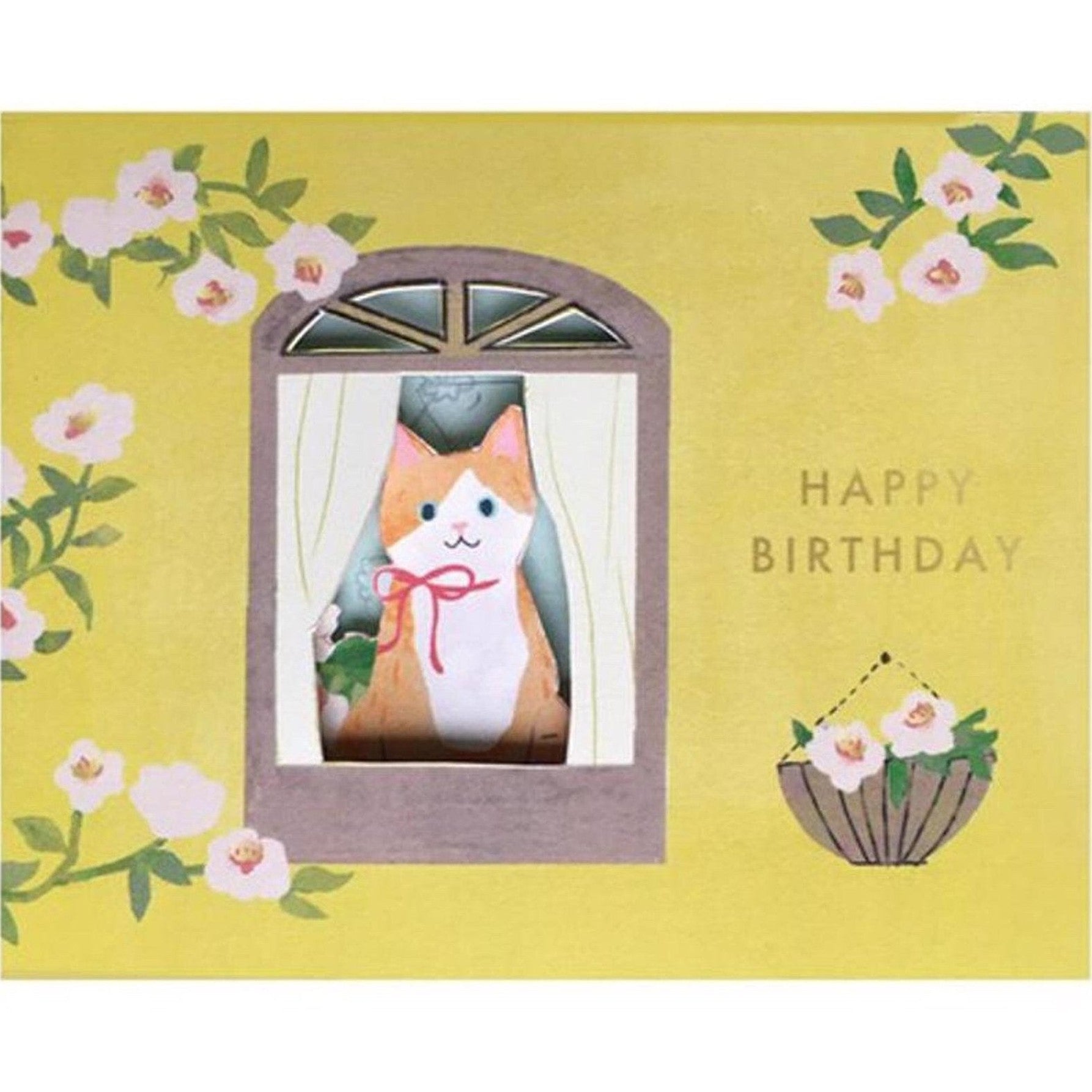 Greeting Life Birthday Window Pop-Up Card
