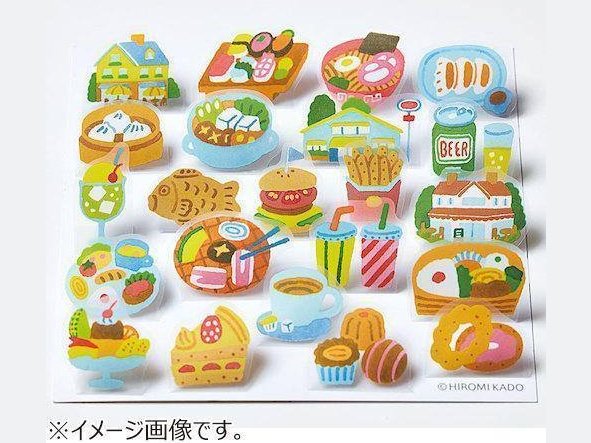 HITOTOKI Pop Sticker Food