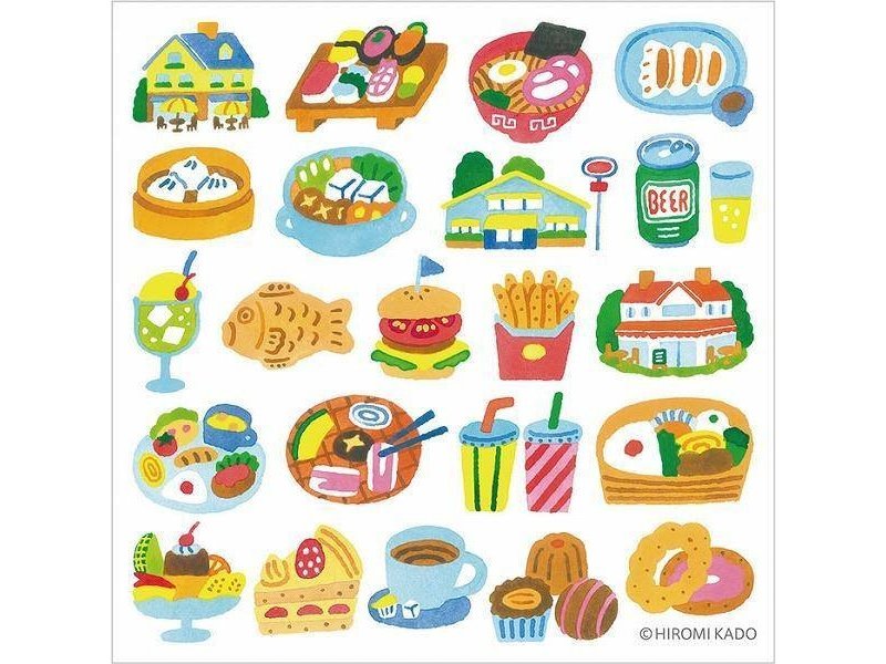 HITOTOKI Pop Sticker Food