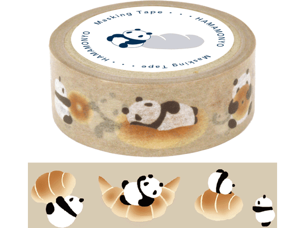 Hamamonyo Bread Panda Masking Tape
