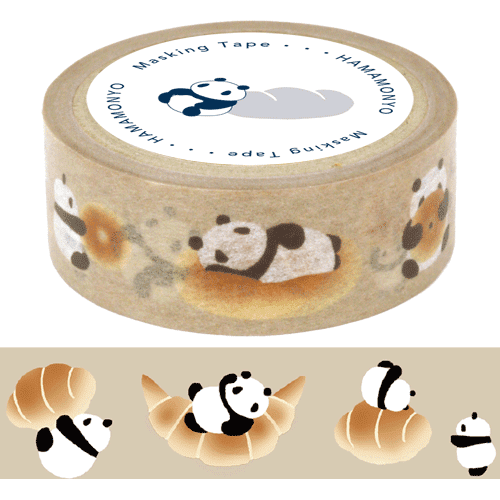Hamamonyo Bread Panda Masking Tape