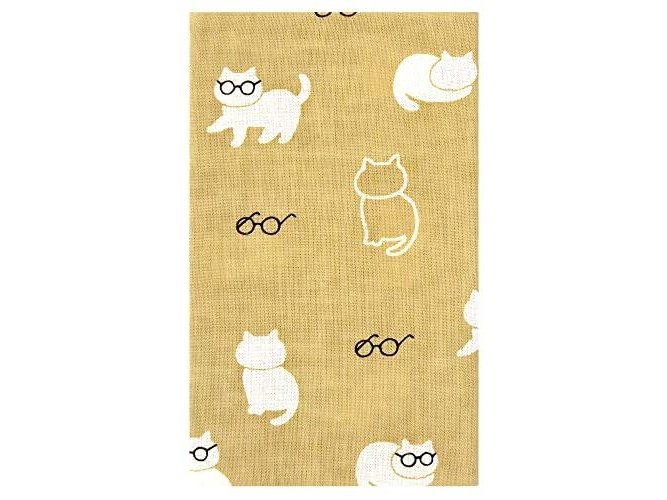 Hamamonyo Cat Glasses Tenugui Hand Towel