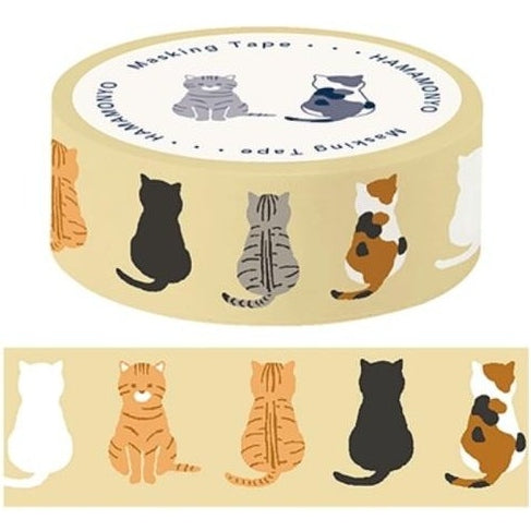 Hamamonyo Cats Masking Tape