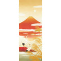 Hamamonyo Cranes and Akane Fuji Tenugui Art 34x90
