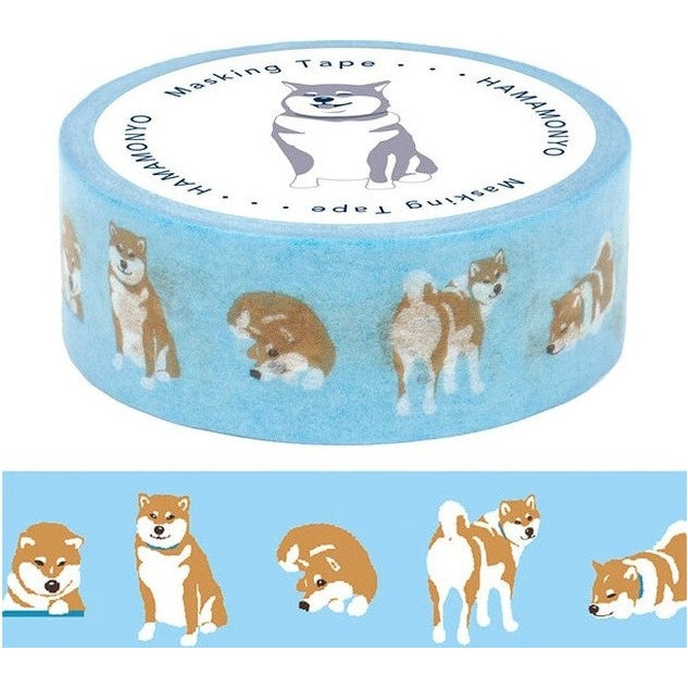 Hamamonyo I Love..Shiba Inu Masking Tape