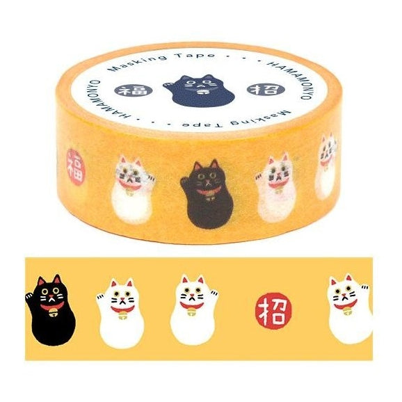 Hamamonyo Maneki-neko Masking Tape