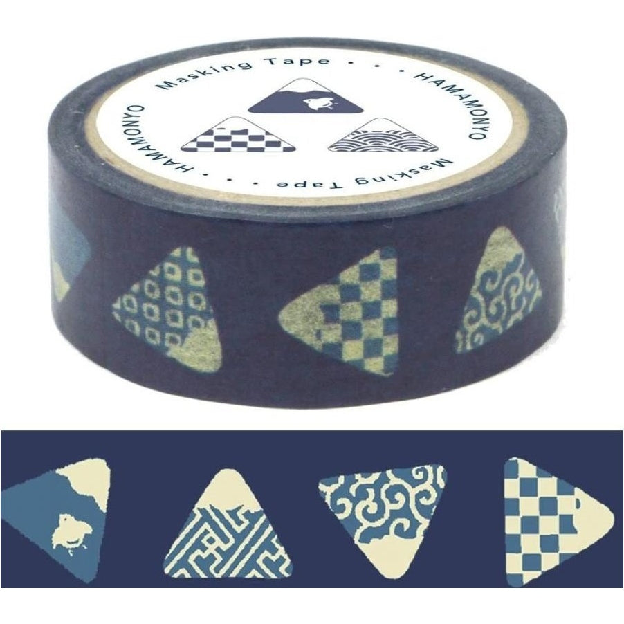 Hamamonyo Navy Mt Fuji Masking Tape