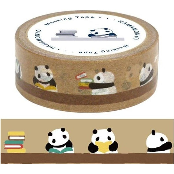 Hamamonyo Panda's Library Masking Tape