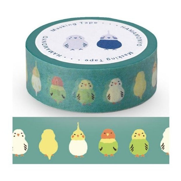 Hamamonyo Parakeet Bird Masking Tape