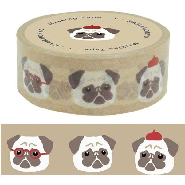 Hamamonyo Pug Masking Tape