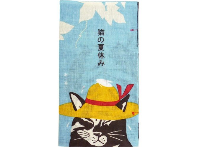 Hamamonyo Tenugui Book - Cat&#39;s Summer Vacation