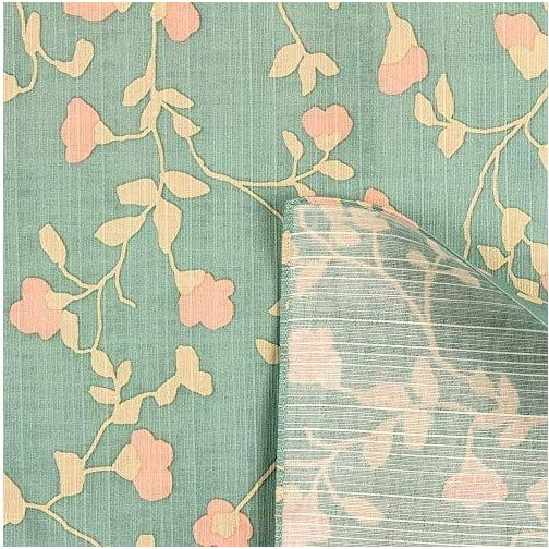 Hamamonyo Trumpet Vine Flowers Furoshiki Wrapping Cloth 90x90