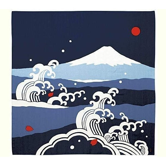 Hamamonyo Waves Furoshiki Wrapping Cloth 90x90