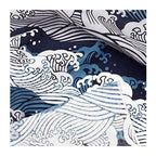 Hamamonyo Waves Tenugui Hand Towel
