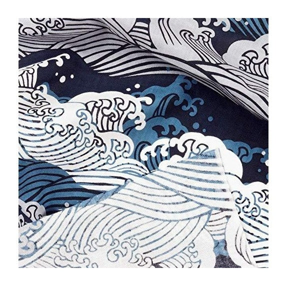 Hamamonyo Waves Tenugui Hand Towel