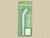 Hashy Pocket Silicone Straw Miffy Green