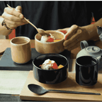Heuge MATCHA BOWL SETOGURO -black-