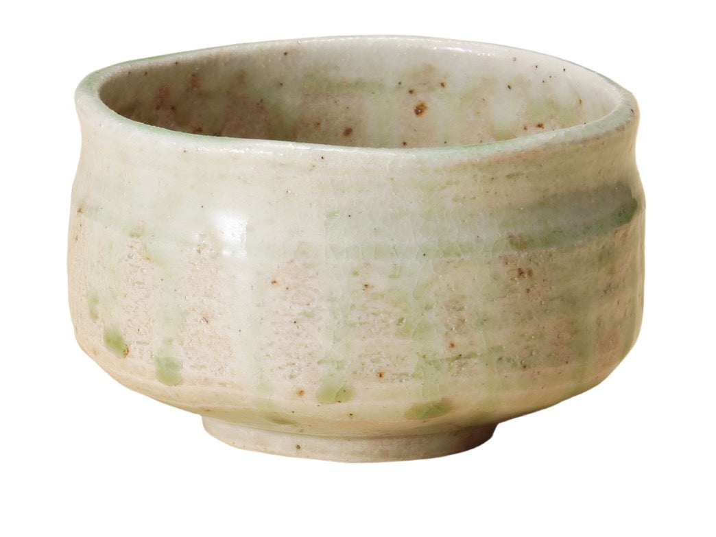 Hiwabi-Doro Mossy Green Matcha Bowl