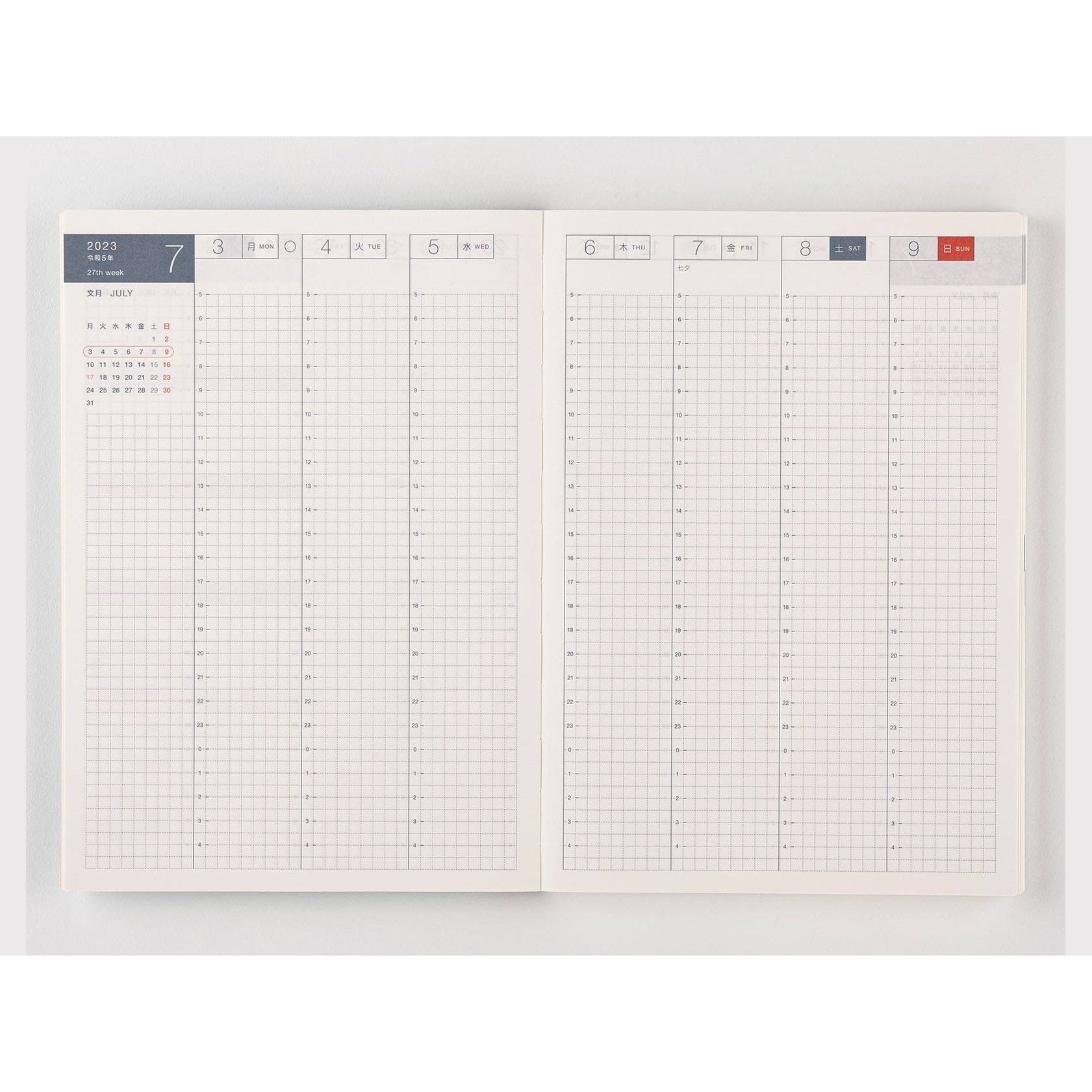 Hobonichi Cousin 2023 Avec Book JPN/A5/Jul Start/Mon Start/6-Month