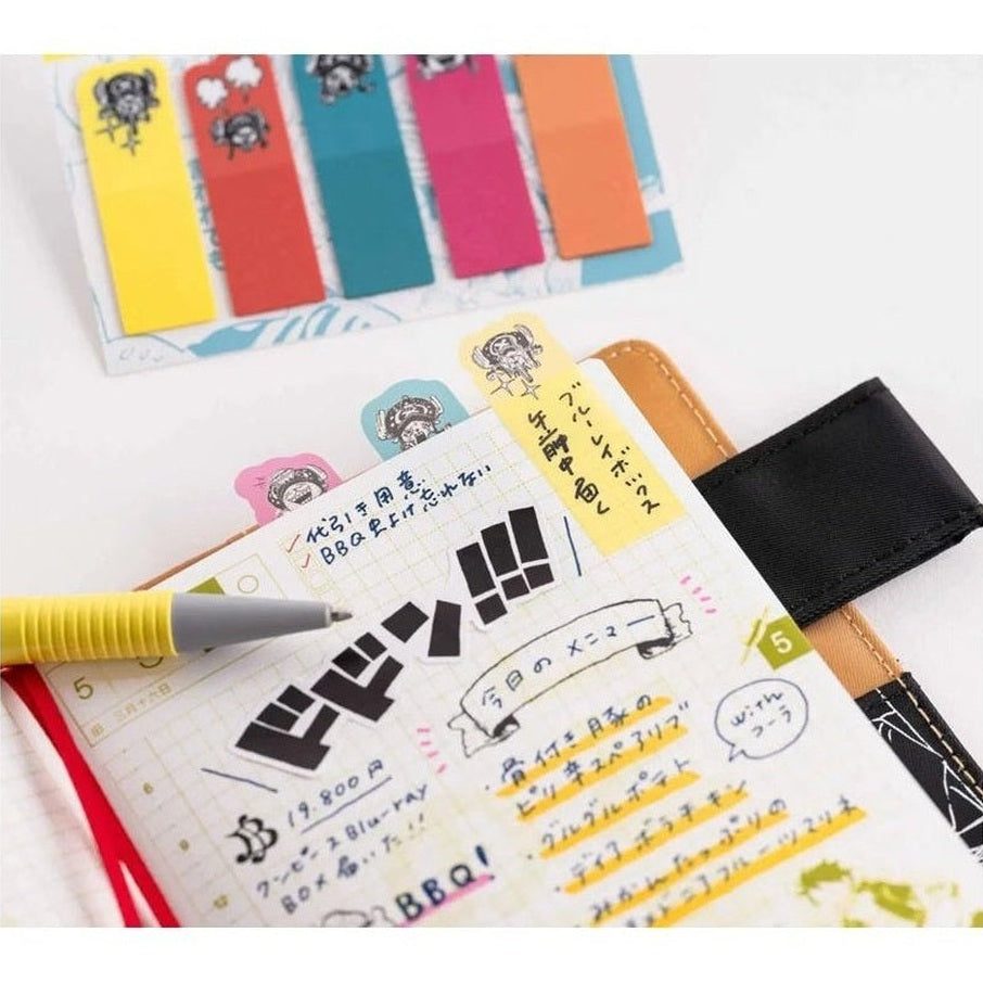 Hobonichi ONE PIECE magazine: Clear Sticky Note Set The Many Faces of Chopper