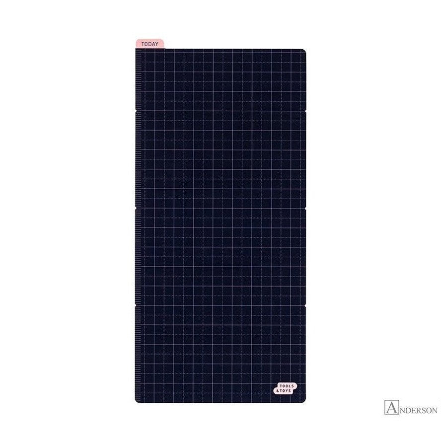 Hobonichi Pencil Board - Weeks Navy x Pink