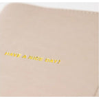 Hobonichi Techo A6 Planner Have a Nice Day! Oatmeal Cover Only