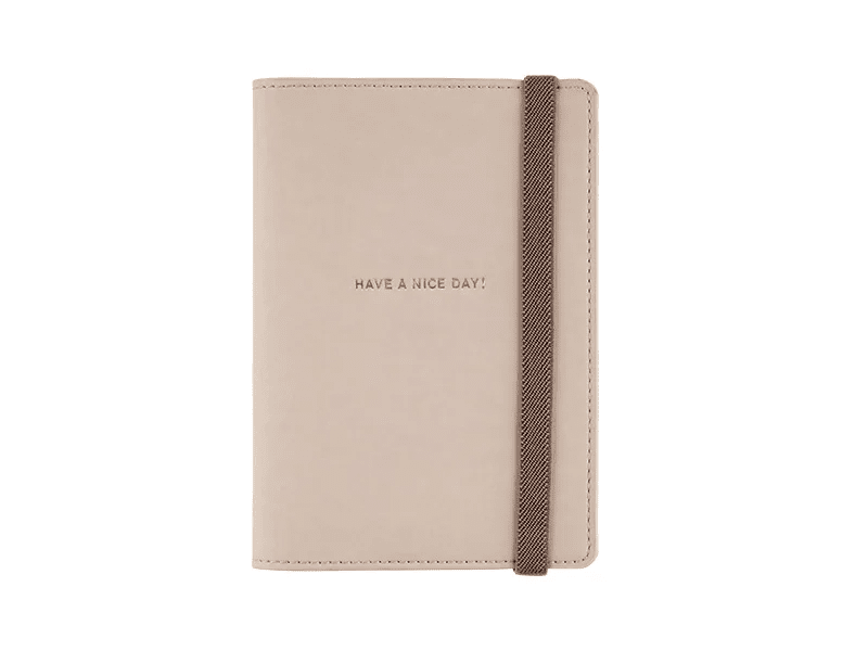 Hobonichi Techo 2023 A6 Planner Have a Nice Day! Oatmeal Cover Only