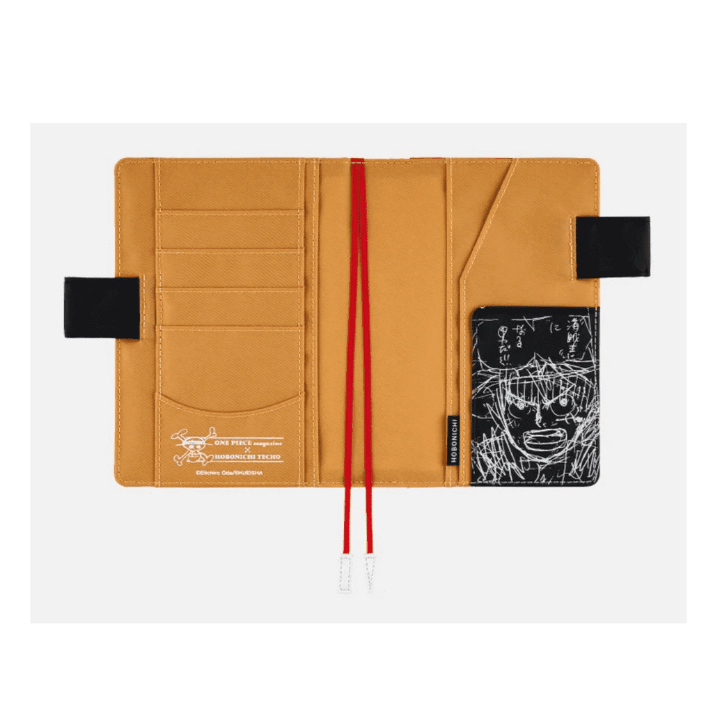 Hobonichi Techo 2023 A6 Planner Set ONE PIECE magazine: Straw Hat Luffy Red