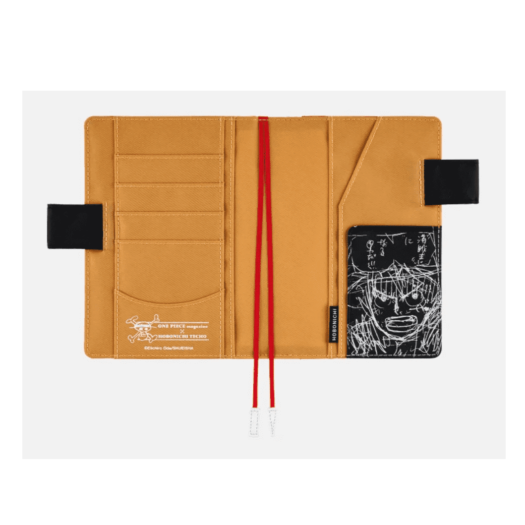 Hobonichi Techo 2023 A6 Planner Set ONE PIECE magazine: Straw Hat Luffy Red