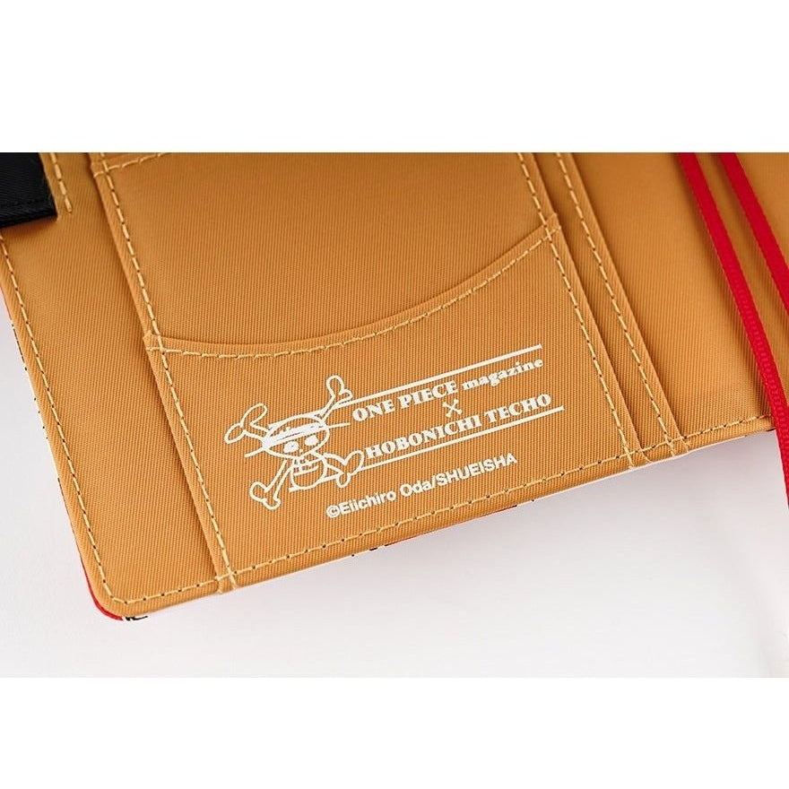 Hobonichi Techo 2023 A6 Planner Set ONE PIECE magazine: Straw Hat Luffy Red