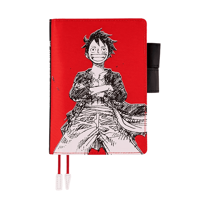 Hobonichi Techo 2023 A6 Planner Set ONE PIECE magazine: Straw Hat Luffy Red