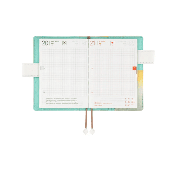 Hobonichi Techo 2023 A6 Planner Set TNM: Shibata Zeshin - Small White Butterfly
