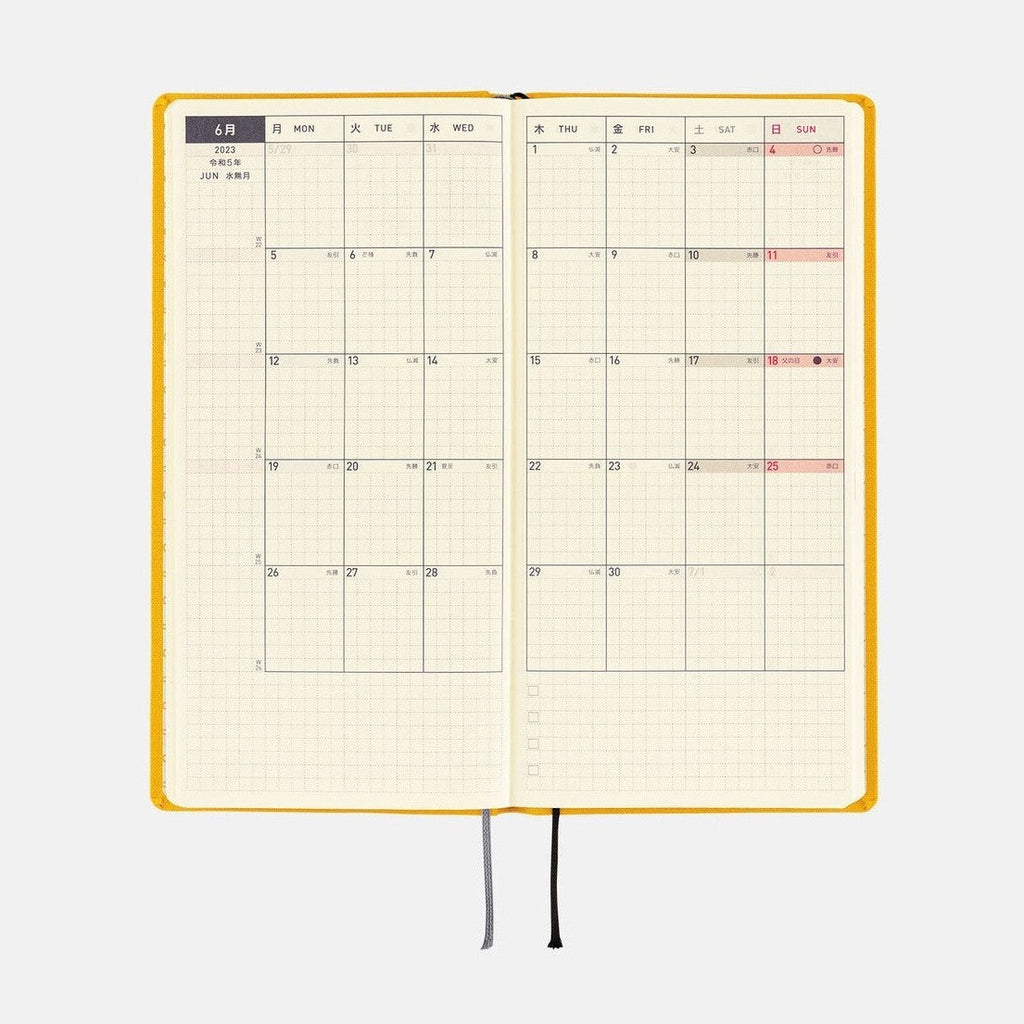 Hobonichi Techo 2023 Weekly Colours