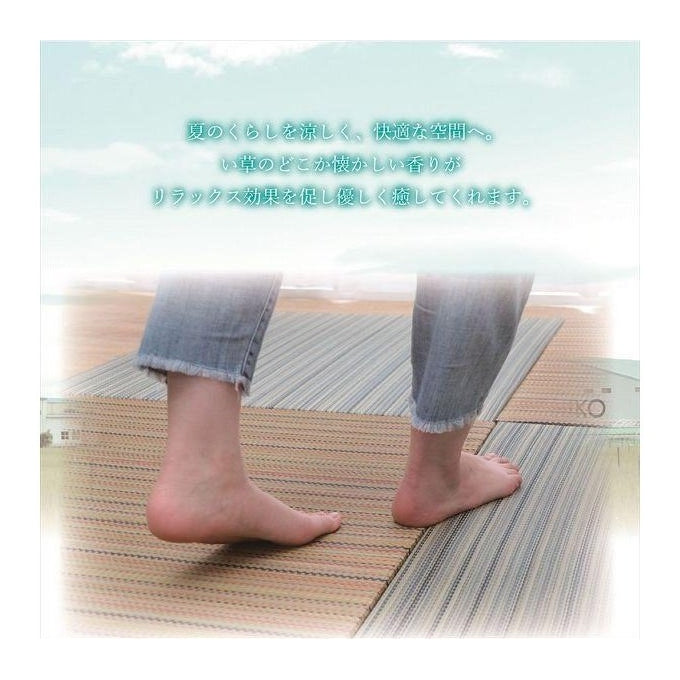 Ikehiko Culure Igusa Tatami Cushion 82x82