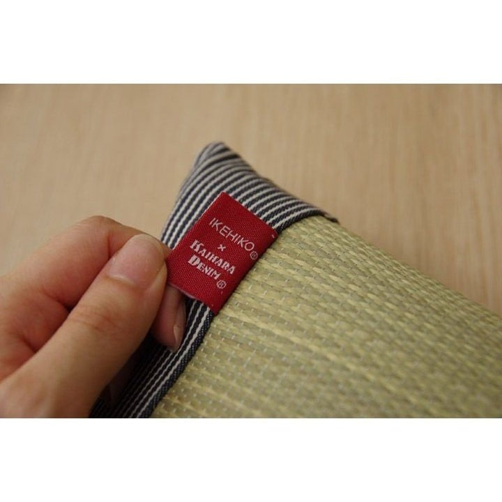 Ikehiko D Style Igusa x Denim Flat Pillow 50x30cm