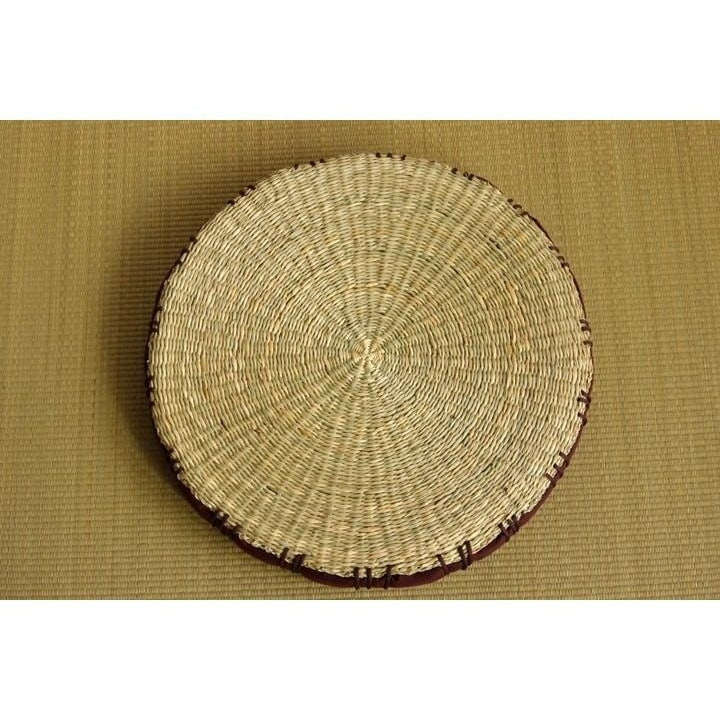Ikehiko Igusa Coast Circle Seat Cushion 40cm
