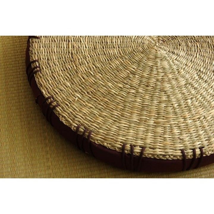Ikehiko Igusa Coast Circle Seat Cushion 40cm