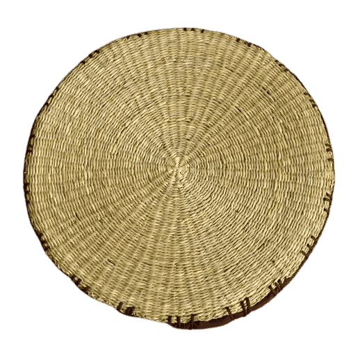 Ikehiko Igusa Coast Circle Seat Cushion 40cm