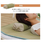 Ikehiko Igusa x Denim Block Pillow 30x15cm