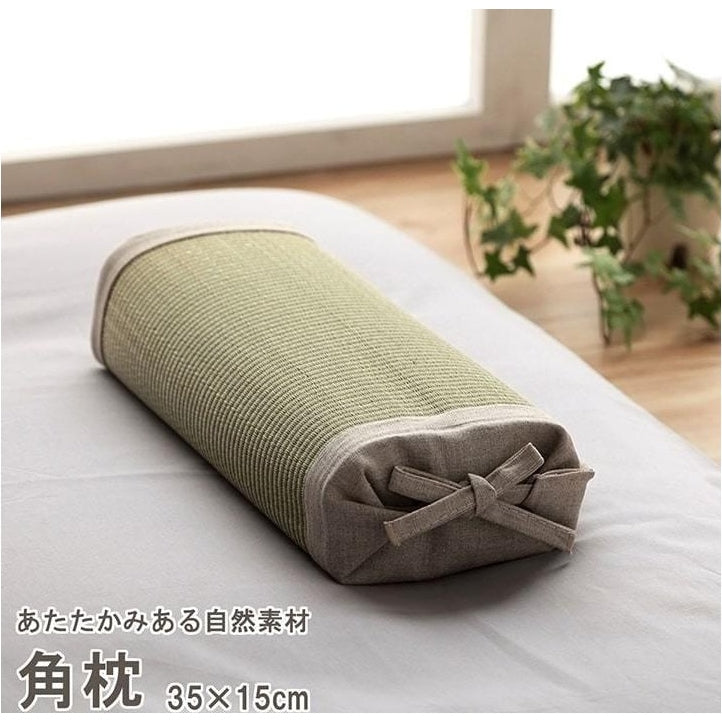 Ikehiko Igusa x Denim Block Pillow 30x15cm