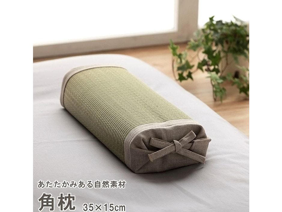 Ikehiko Igusa x Denim Block Pillow 30x15cm