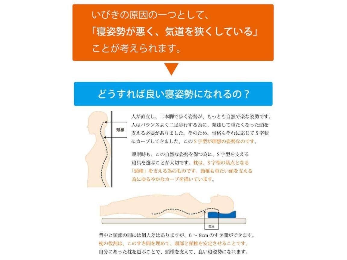 Ikehiko Anti-snore Therapeutic Pillow
