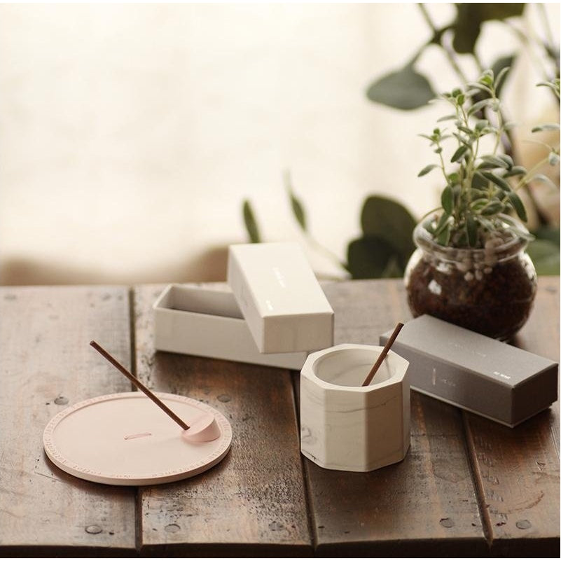 Incense Stand Set Round