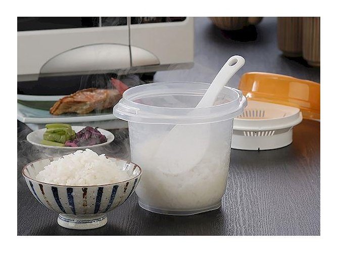 Inomata Easy Microwave Rice Cooker ml