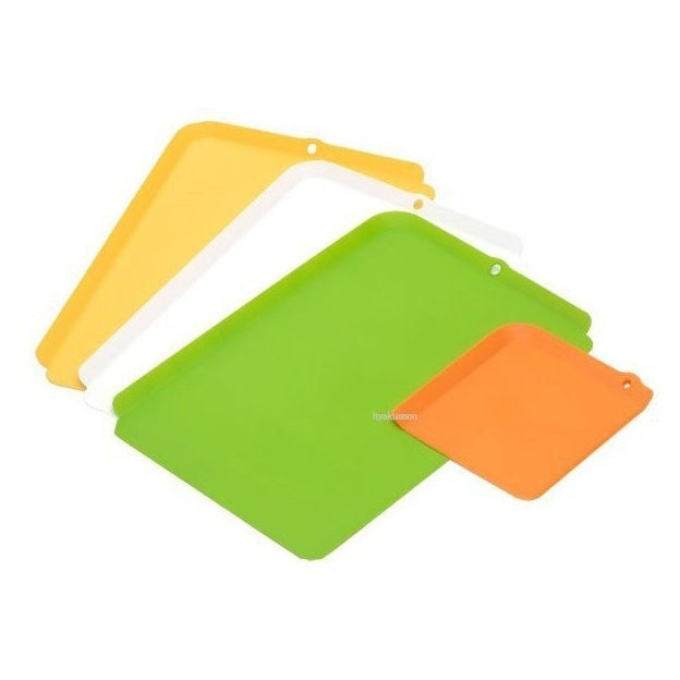 Inomata Plastic Soft Cutting Board 4P