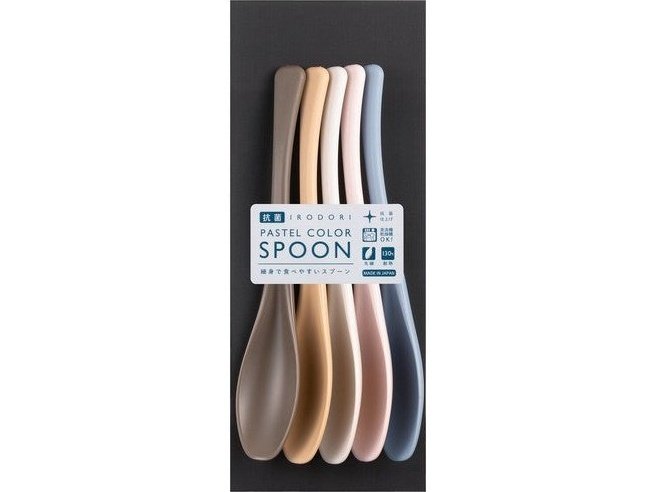 Irodori Pastel Color Lunch Spoon 5P
