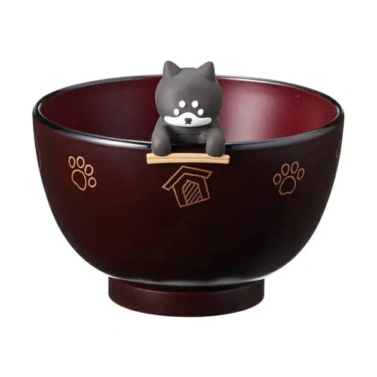 Ishida Dog Chopstick Rest with Soup bowl