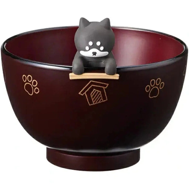 Ishida Dog Chopstick Rest with Soup bowl