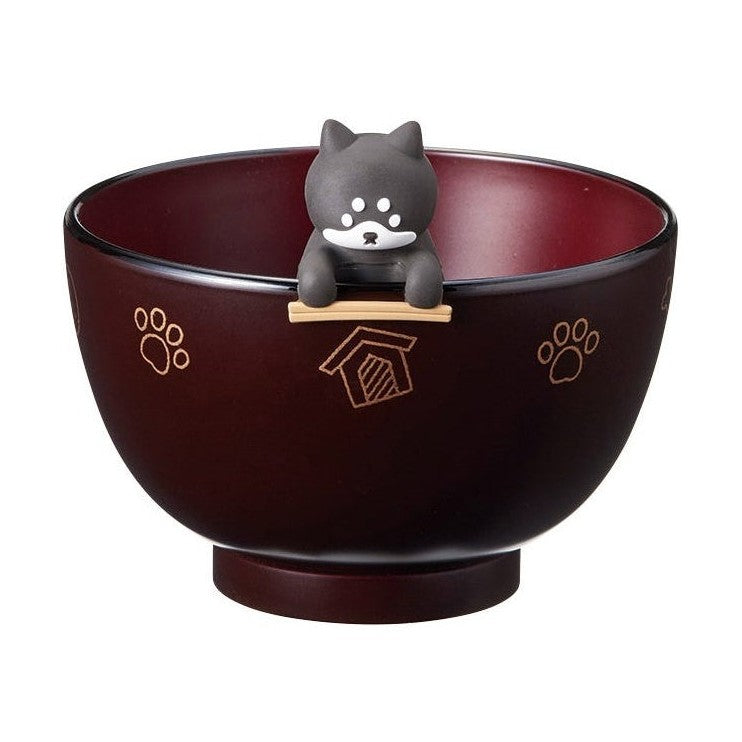 Ishida Dog Chopstick Rest with Soup bowl