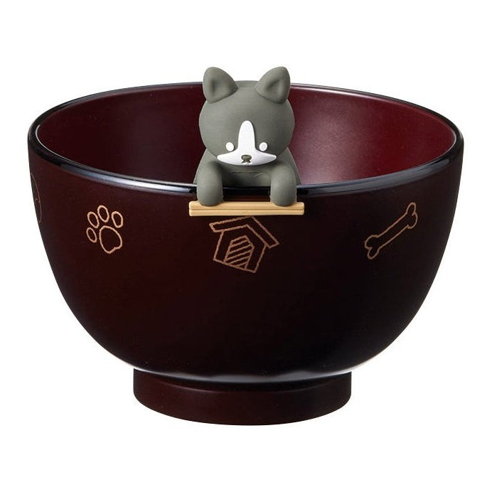 Ishida Dog Chopstick Rest with Soup bowl